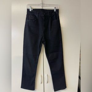 Mother High Waisted Jeans. Black. Size 27